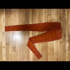 Free People Movement Orange Leggings.